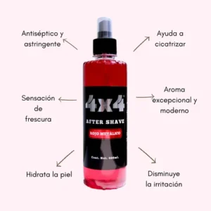 Aftershave Rojo Metálico - Image 2